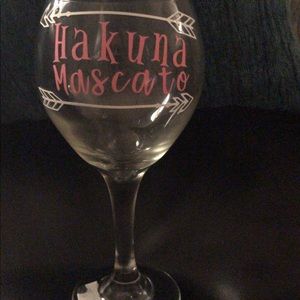 Customized wine glass